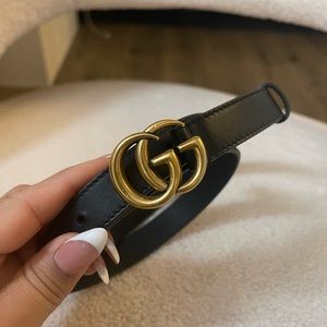 Gucci thin marmont belt